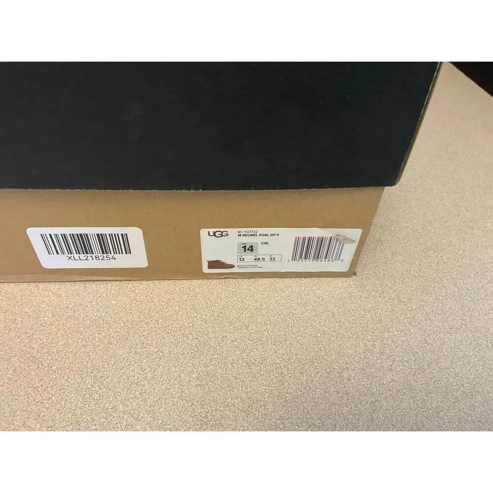 New! Mens UGG Neumel Dual Zip II Chestnut 1127732 Boots. Size 14. Awesome Boots - Picture 2 of 10